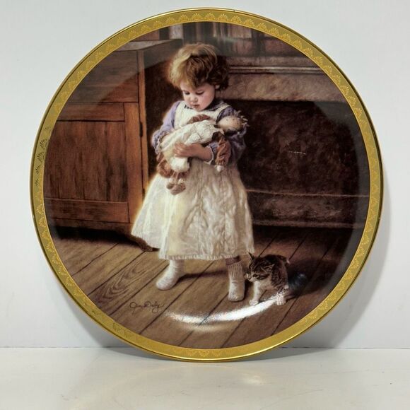 Vintage Bradford Exchange “Playmates” by Jim Daly 1992 - Picture 1 of 9